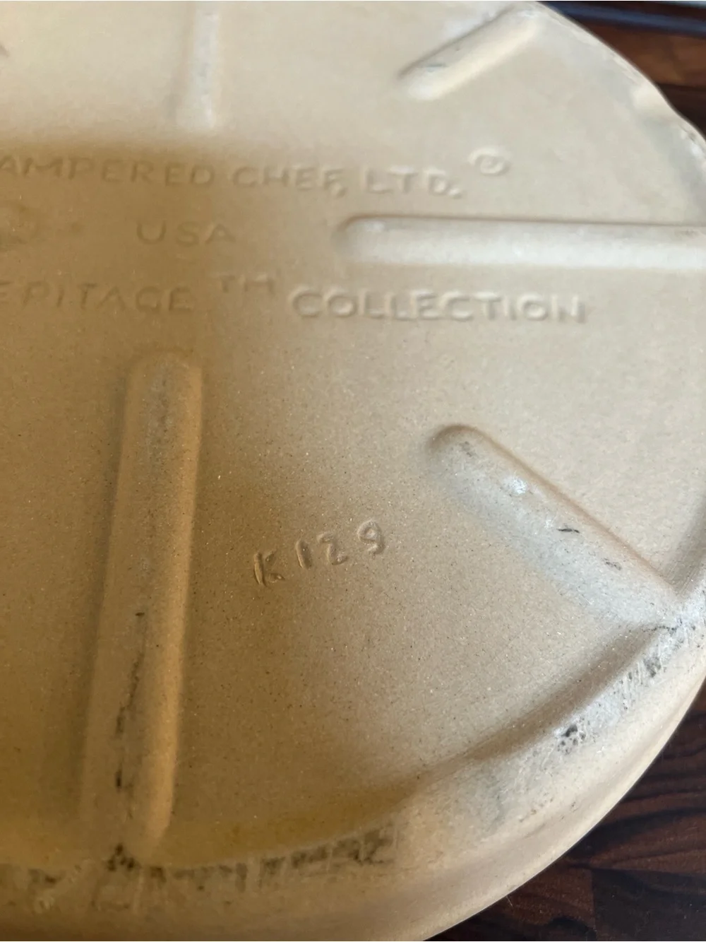 Pampered Chef Family Heritage Large Deep Dish Stoneware Baker
